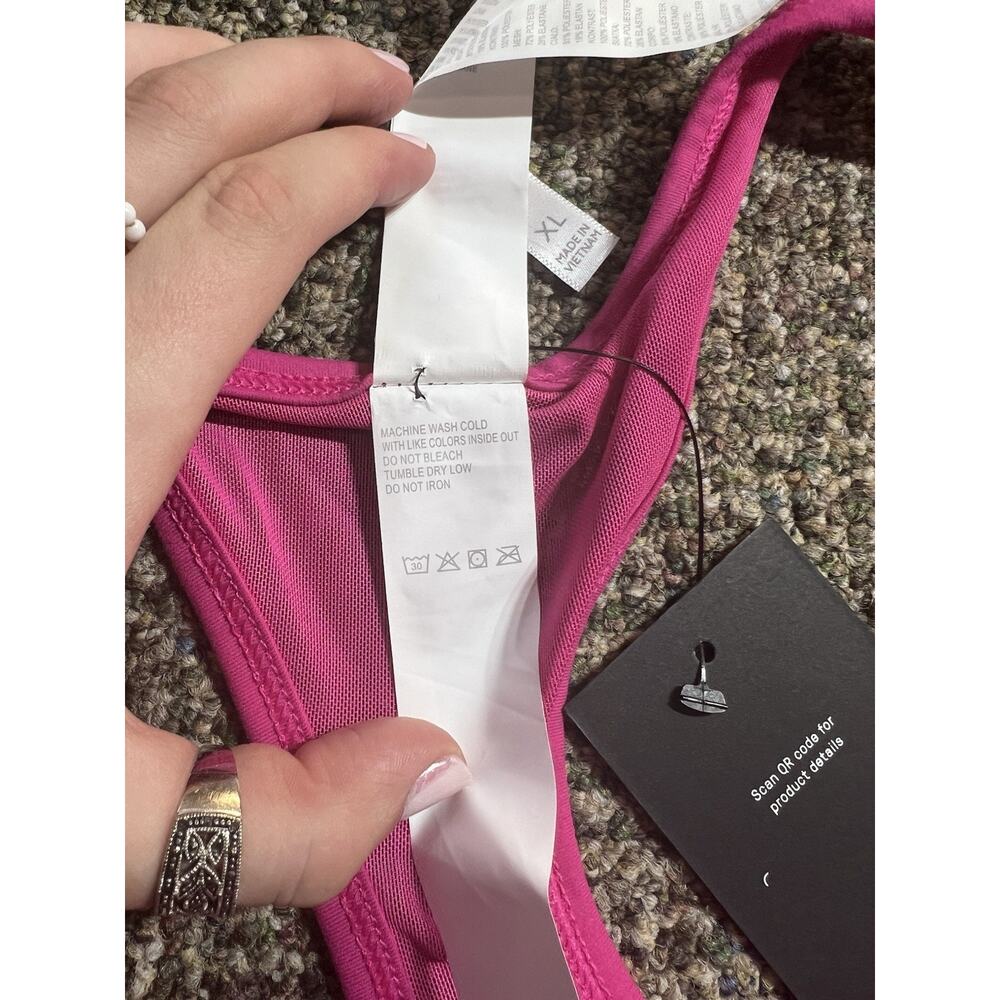 Fabletics Hot Pink Racerback Mini Dress - Picture 8 of 10